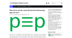 Desktop Screenshot of onlinejournalismus.de