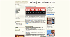 Desktop Screenshot of goa2003.onlinejournalismus.de