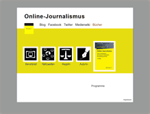Tablet Screenshot of onlinejournalismus.org